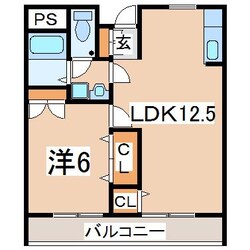 郡山駅 徒歩7分 8階の物件間取画像